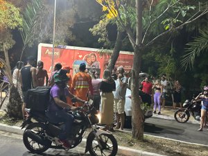Acidente grave é registrado na noite desta quinta-feira (15), em Palmeira dos Índios