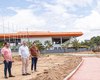 Luciano Barbosa acompanha avanço das obras de revitalização e ampliação do Parque Ceci Cunha