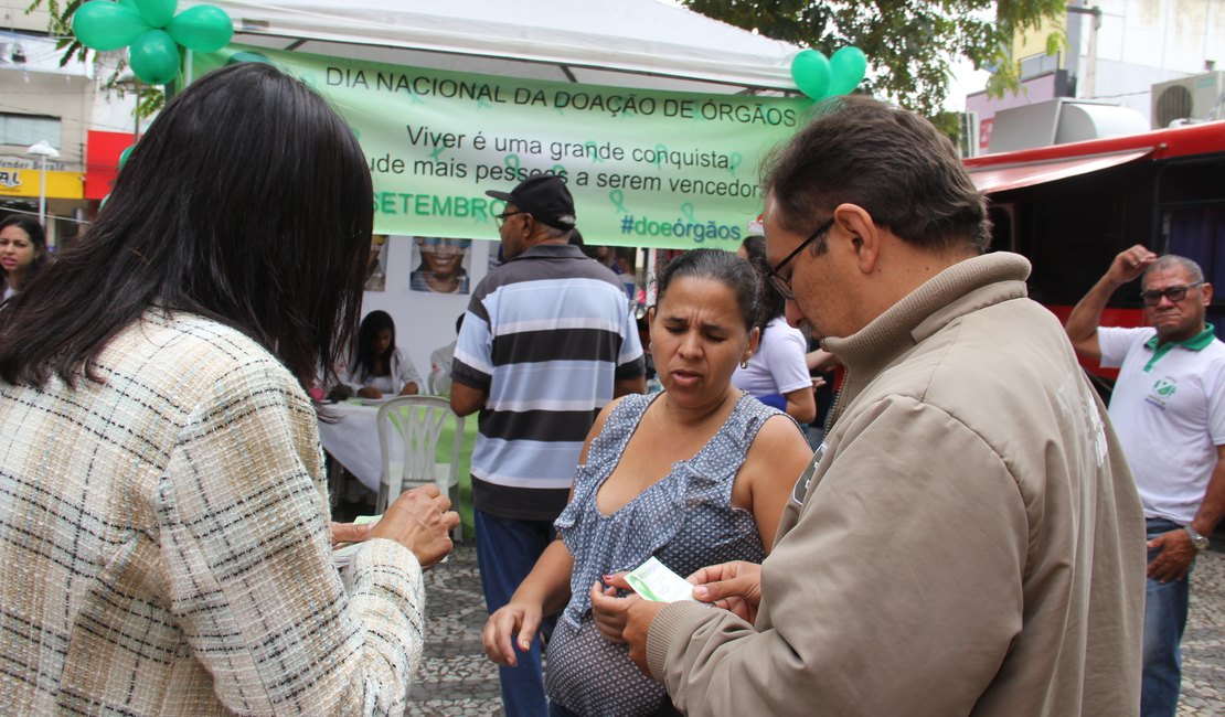 Arapiraquenses recebem orientações sobre a importância da doação de órgãos 