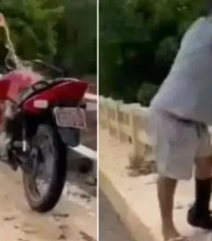 Homem é morto a tiros após se envolver em briga e jogar moto de rival em rio