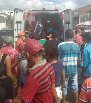 Após sofrer infarto em feira de Arapiraca, idoso morre em hospital 