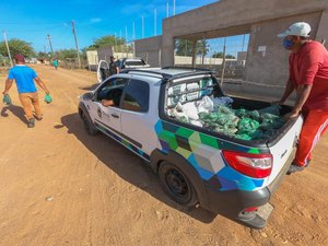 12 mil famílias recebem peixes em suas casas, em Girau do Ponciano