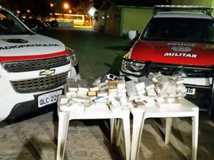 Operação desarticula quadrilha e apreende mais de 60kg de drogas na capital