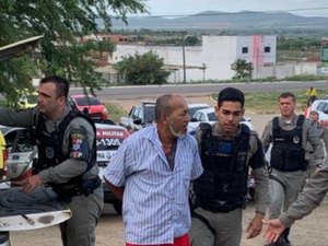 Preso suspeito de chacina que deixou cinco mortos a facadas no município de Estrela de Alagoas