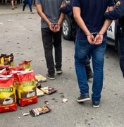 Dupla é presa em flagrante após furtar pacotes de café em supermercado de Arapiraca