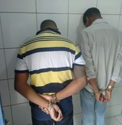 Homens são presos no Centro acusados de roubar e agredir dona de loja