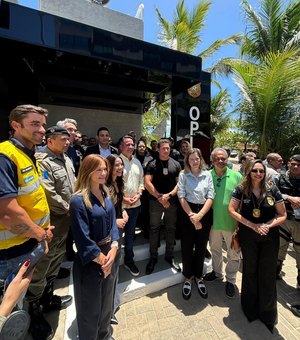 Deputada Cibele Moura acompanha entrega da nova unidade da Oplit, na Ponta Verde: 'Mais segurança para população'