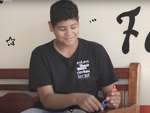 [Vídeo] Conheça a história do Marlon, adolescente que reza para ser encontrado por uma família