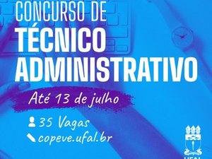 Ufal abre concurso com 35 vagas de níveis médio e superior