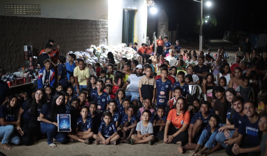 Atletas do Futuro mobiliza comunidade e beneficia centenas de famílias em grande ação social