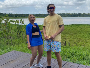 Whindersson Nunes faz ensaio 'turistando' com Joelma por Belém do Pará