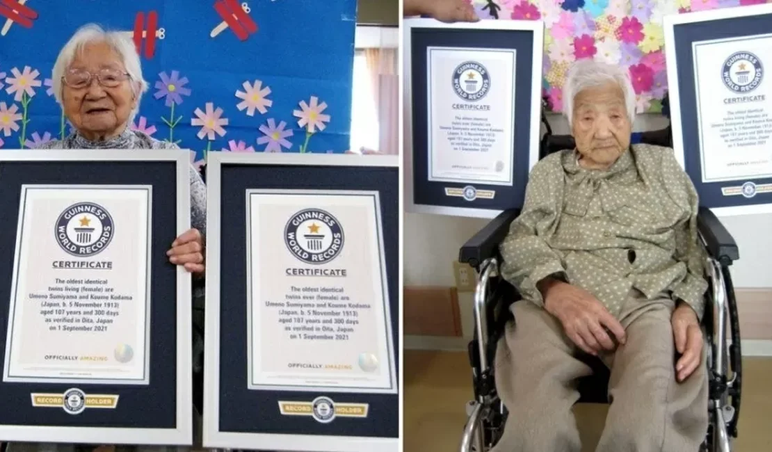 Japonesas nascidas em 1913 batem recorde como gêmeas mais velhas do mundo