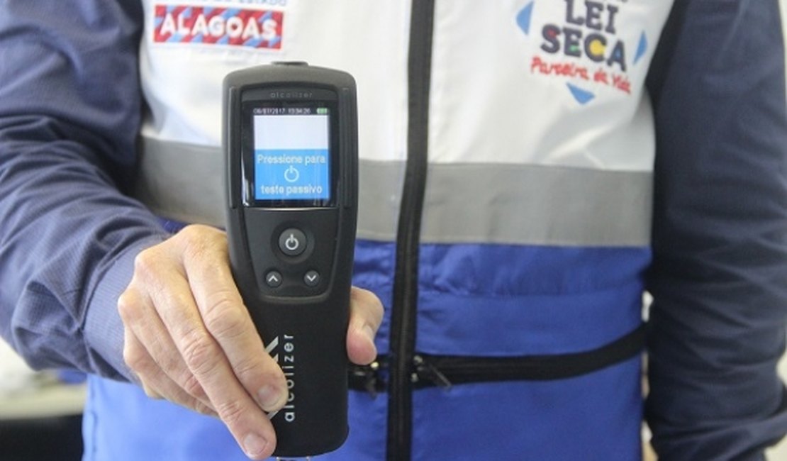 Lei Seca Alagoas passa a utilizar novo etilômetro com tecnologia avançada