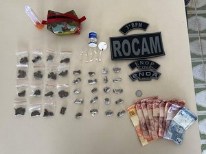Homem é preso com maconha e crack durante operação em Arapiraca