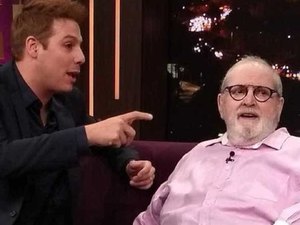 Jô Soares vai à Record e diz não sentir saudades da TV