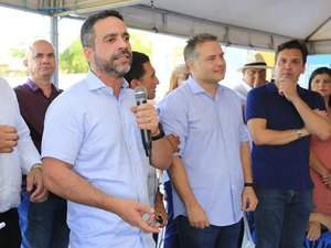 Paulo Dantas participa de inaugurações em Santana do Ipanema