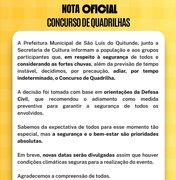 Concurso de Quadrilhas Juninas de São Luís do Quitunde é adiado