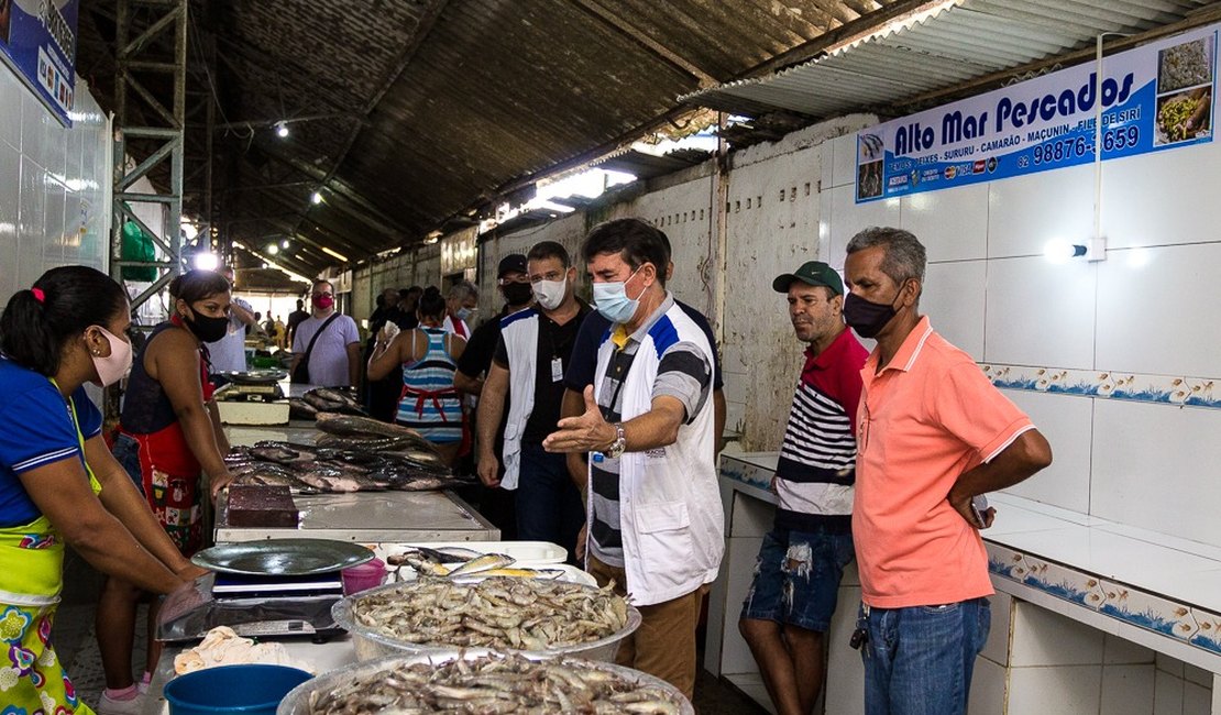 Mercado do Tabuleiro recebe mutirão de limpeza e sanitização na próxima semana