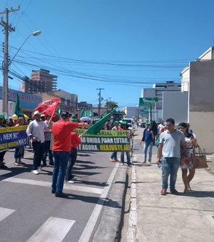 Servidores de Maceió realizam novo ato nesta quarta-feira (01)