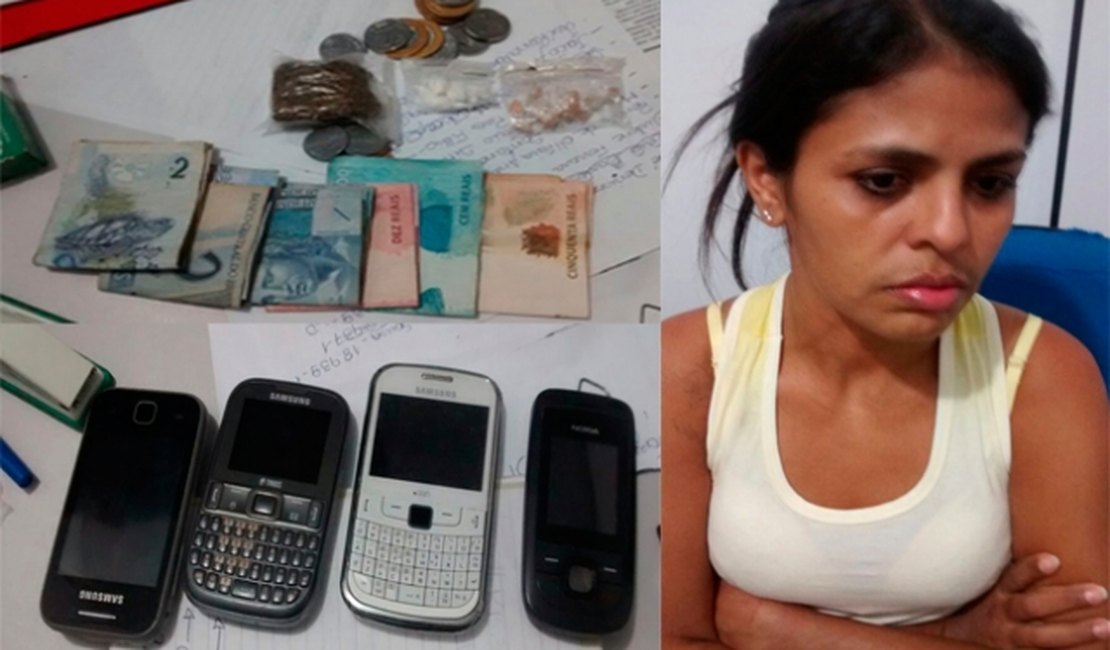 Oplit prende mulher por tráfico de drogas na Pajuçara