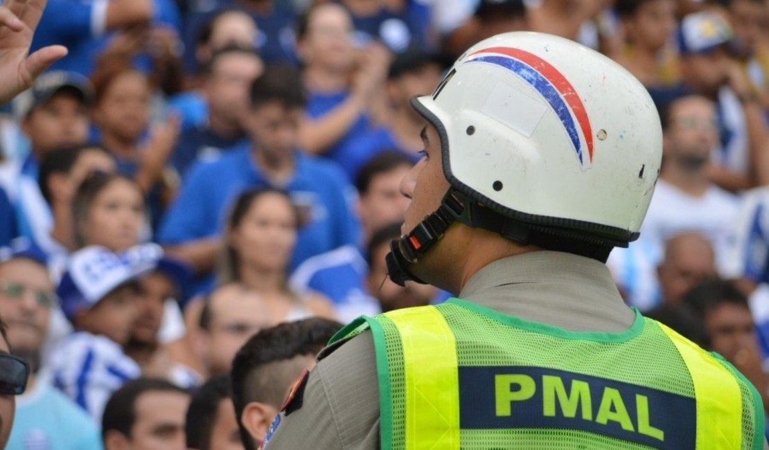 Segurança para o jogo CRB x CSA vai mobilizar 400 policiais militares neste sábado