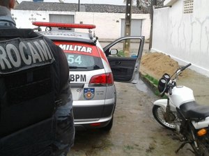 Rocam recupera motocicleta roubada há dois dias