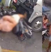 Acidente entre ônibus e moto deixa duas vítimas no bairro Feitosa, em Maceió