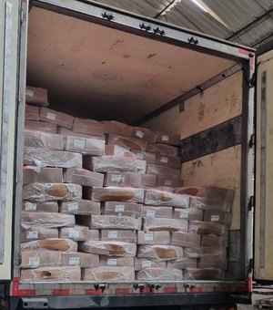 Cerca de 33 toneladas de alimentos irregulares são flagrados pela Sefaz em Maceió
