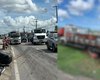 Motociclista morre após ser arrastado por carreta na entrada do conjunto Graciliano Ramos