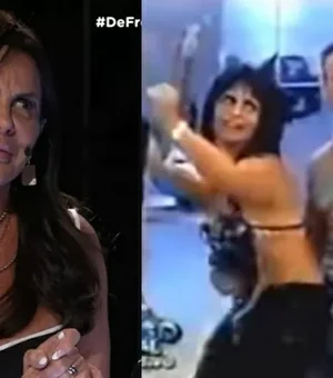 Gretchen relembra situação constrangedora vivida com Van Damme