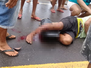 Motociclista sofre acidente na AL 115 e tem fratura exposta