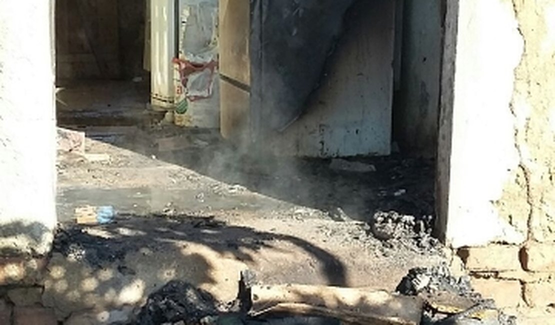 Incêndio em residência pode ter sido provocado por vazamento de gás