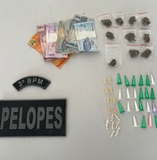 Homem é preso por tráfico de entorpecentes no bairro Canafístula, em Arapiraca