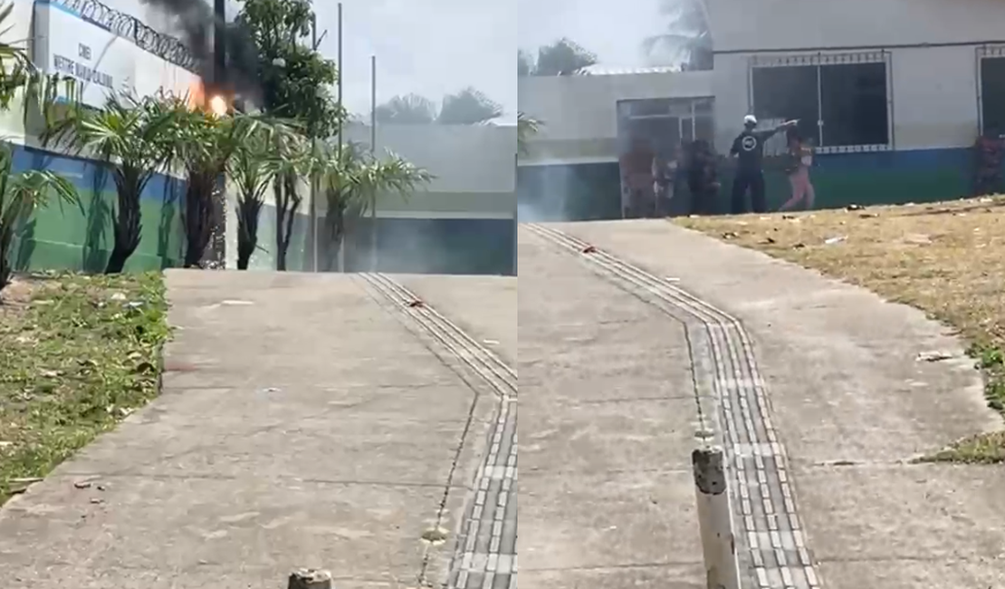 Princípio de incêndio suspende aulas em CMEI de Maceió nesta segunda (5)