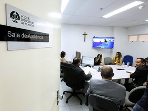 Audiências por videoconferência em Alagoas aumentam 71,8% em 2017