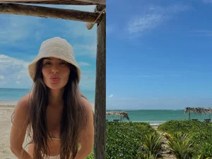 Thaís Braz se hospeda em hotel com praia privativa no litoral norte de AL com diárias de R$ 3 mil