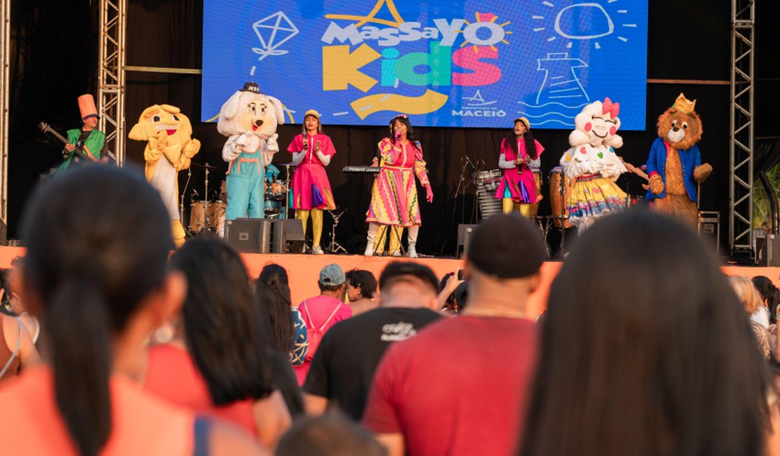 Festival Massayó Kids marcou fim de semana com alegria, diversão e brincadeiras