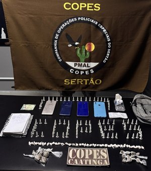 Polícia Militar apreende arma e flagra tráfico de drogas em Penedo e Piranhas