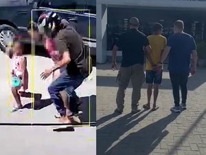 [Vídeo] Preso suspeito de assaltar mulher que caminhava com a filha no Feitosa, em Maceió