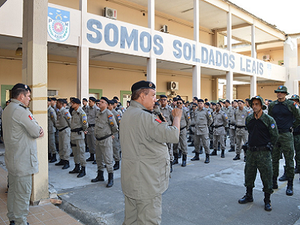 Polícia Militar realiza embarque da tropa para o segundo turno das eleições