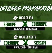 Na preparação para o estadual, Coruripe marca dois amistosos contra o Sergipe
