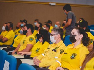 Agentes da SMTT participam de treinamento com novos EPIs