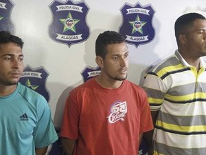 Presos mais três acusados de roubos a condomínio
