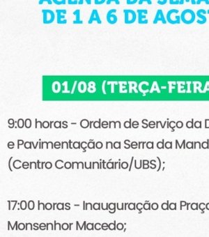 Prefeitura inicia nesta terça (1) programação festiva em comemoração aos 134 anos de Emancipação Política da cidade