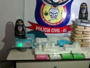 Polícia Civil faz maior apreensão de cocaína em Alagoas