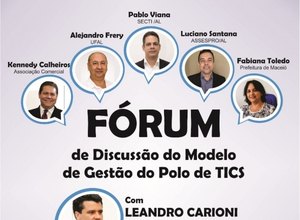 Fórum discute gestão do Polo de Tecnologia que está em construção em Jaraguá
