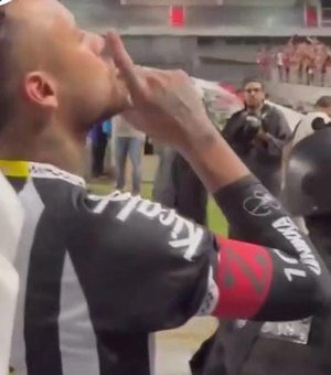 Neymar manda torcida do CRB ficar quieta após Santos ser eliminado em Maceió