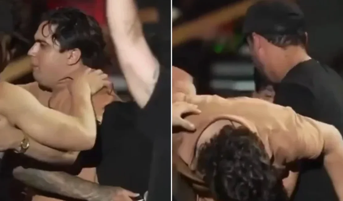 Cantor Nattanzinho Lima é retirado de palco por seguranças e viraliza