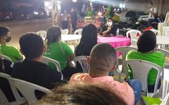 A enfermeira Ana Layse ministrou palestra sobre Outubro Rosa no Grau Técnico em Arapiraca