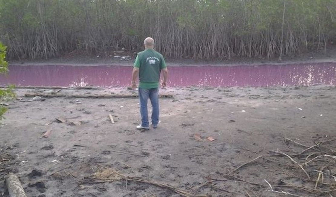IMA investiga rio ?cor de rosa? na Barra Nova